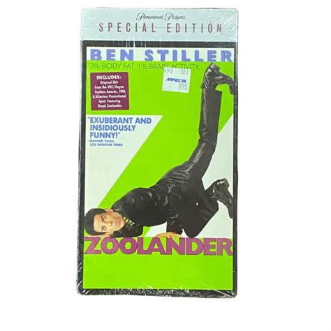 ZOOLANDER SPECIAL EDITION VHS 2002 - Will Ferrell, Ben Stiller Factory Sealed $31.11 - PicClick
