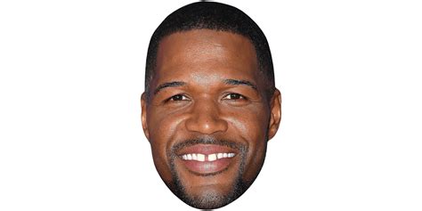 Michael Strahan (Smile) Maske aus Karton - Celebrity Cutouts