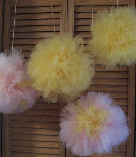 Tulle Pom Poms