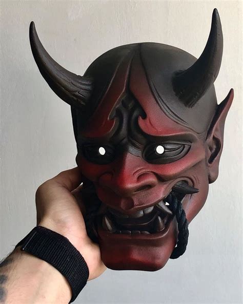 HANDMADE JAPANESE MASK в Instagram: «Darkest Red Hannya👹 ⠀ ️ALL ...