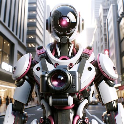 Render of a futuristically designed robot in a brigh...