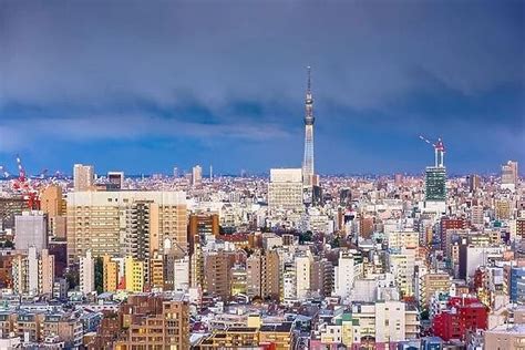 Tokyo, Japan city skyline over Asakusa at twilight