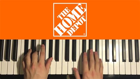 How To Play - Home Depot Theme Song (Piano Tutorial Lesson) - YouTube