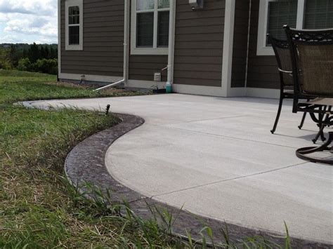 Colored Cement Patio | by using colored concrete stained concrete ...