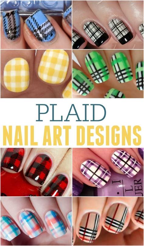 Plaid Nail Art Designs Learn how to create fun plaid nail art designs with one of these great ...