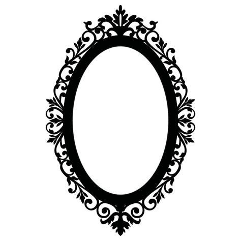 Antique Vintage Oval Frame Mirror | Picture frame tattoos, Framed ...