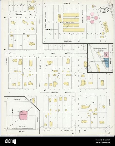 Map of minden nebraska hi-res stock photography and images - Alamy