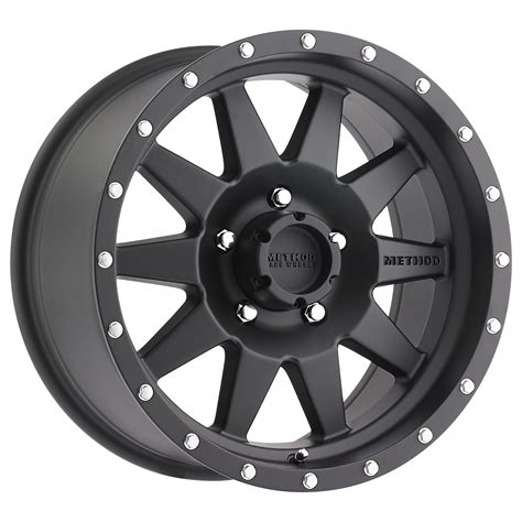 Method Race Wheels MR301 The Standard; 20x9, 5x150, 18 OS; MATTE BLACK ...