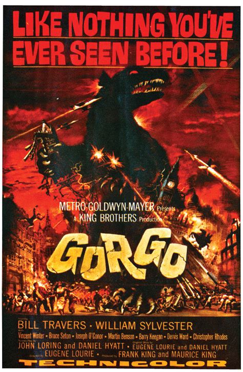 Gorgo Movie Poster Cling - CostumePub.com