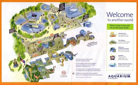 Vancouver aquarium map - Map of vancouver aquarium (British Columbia - Canada)