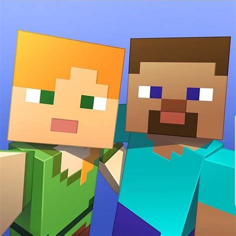 Minecraft Steve & Alex | Minecraft anime, Minecraft drawings, Minecraft wallpaper