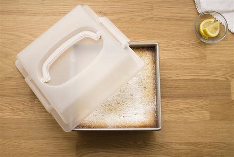 Amazon.com: USA Pan Bakeware Nonstick Square Cake Pan with Lid, 9-Inch: Home & Kitchen