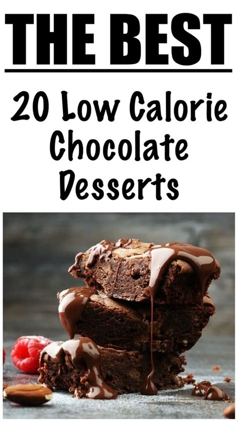 20 Low Calorie Chocolate Desserts - Lose Weight By Eating