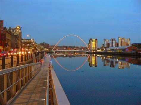 Photographs Of Newcastle: Quayside - Sunset October 2014