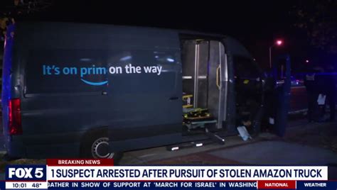 Man Arrested After Stealing Amazon Van, Leading Police on Chase From DC ...