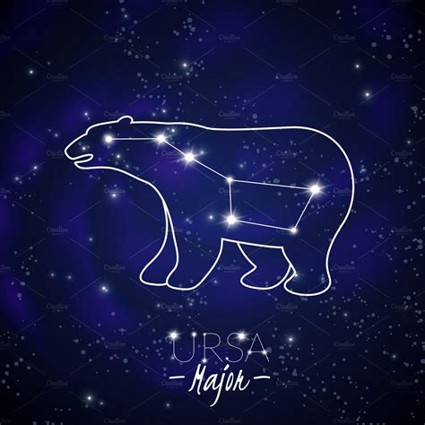 Great bear constellation | Decorative Illustrations ~ Creative Market