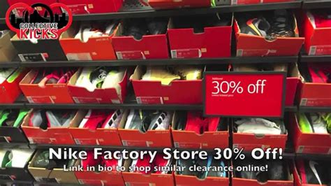 Nike Factory Store Trip: 30% Off Clearance Wall! - YouTube