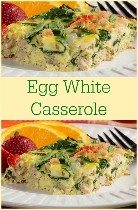 Egg White Casserole | Recipe | Healthy breakfast recipes, Brunch recipes, Healthy breakfast