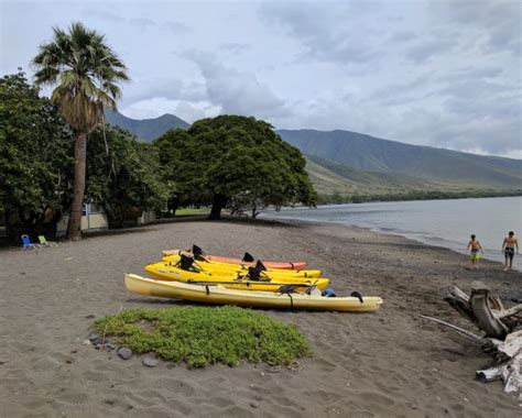 Maui Beach Camping - Camp Olowalu - Campervan & Campcar Friendly