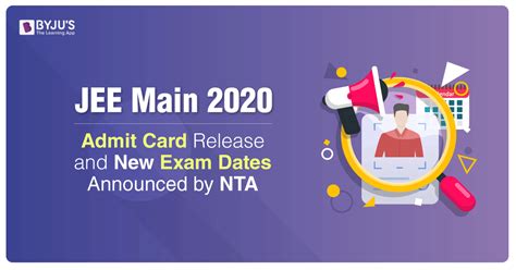 NTA Announces Revised JEE Main 2020 Admit Card Release and Exam Dates ...