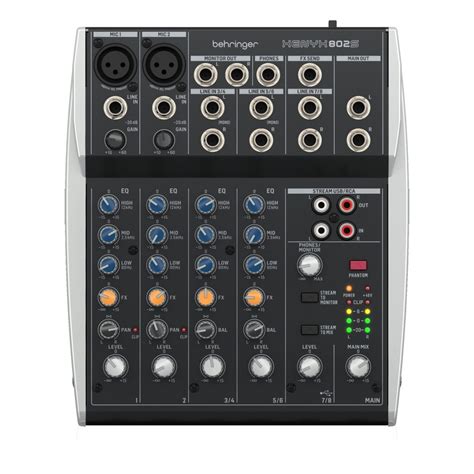 Behringer 802S Analoges Mischpult mit USB-Streaming-Interface | Gear4music