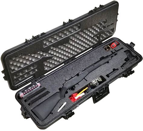 Case Club Waterproof Springfield M1A Scout / SOCOM Rifle Case with Silica Gel