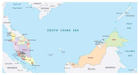 Latitude And Longitude Of Malaysia - Latitude and longitude of malaysia is 2 degrees 30' n and ...