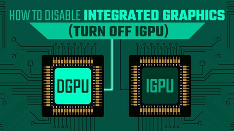 How To Disable Your Integrated Graphics (Turn Off iGPU)