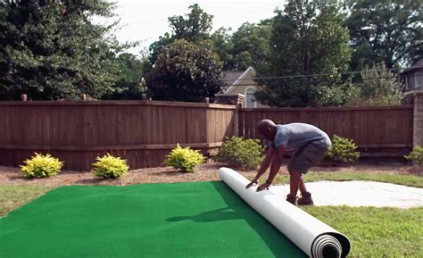 DIY Backyard Putting Green - The Home Depot