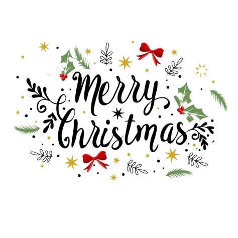 Merry Christmas PNG File | PNG Mart