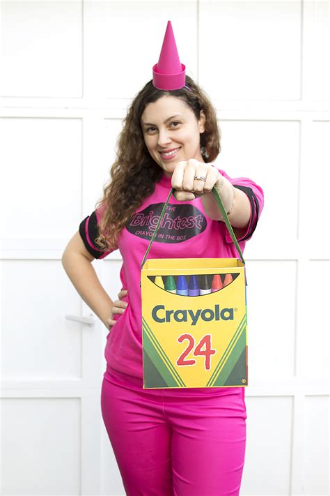 Diy Crayon Costume Template