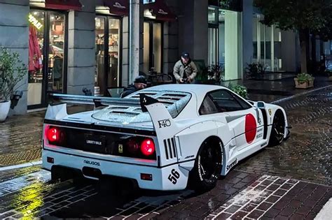 Widebody Liberty Walk LB-WORKS Ferrari F40 Officially Unveiled at Tokyo ...