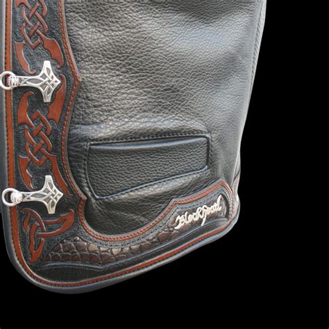 Dragon Skin 2 Conchos | Lederweste, Leder, Biker