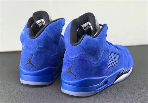 Air Jordan 5 Blue Suede 136027-401 Release Date - Sneaker Bar Detroit