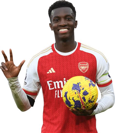 Eddie Nketiah Arsenal football render - FootyRenders