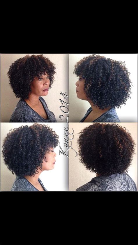 Crochet braids with bang | Natural hair weaves, Beautiful african hair, Cool hairstyles