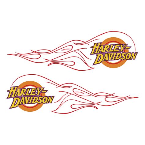 Harley Davidson flame Logo PNG Transparent & SVG Vector - Freebie Supply