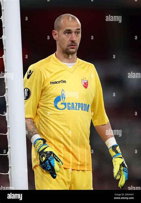 Red Star Belgrade goalkeeper Milan Borjan Stock Photo - Alamy