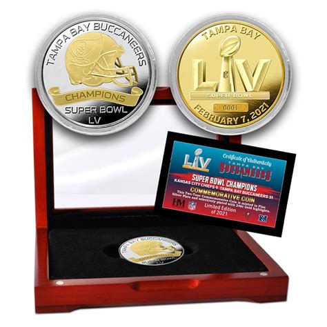 Buy Super Bowl LV Champions Two-Tone Coin - Tampa Bay Buccaneers | APMEX