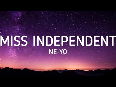 Ne-Yo - Miss Independent (Lyrics) Chords - Chordify