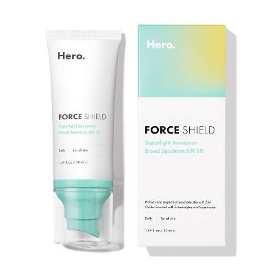 Hero Cosmetics Shield Superlight Broad Spectrum Sunscreen - Spf 30 - 1.69 Fl Oz : Target