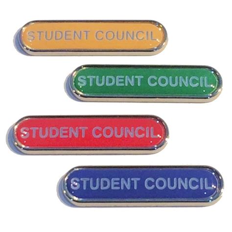 STUDENT COUNCIL bar badge