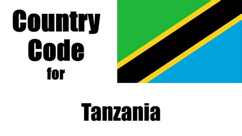 Tanzania Dialing Code - Tanzanian Country Code - Telephone Area Codes in Tanzania - YouTube