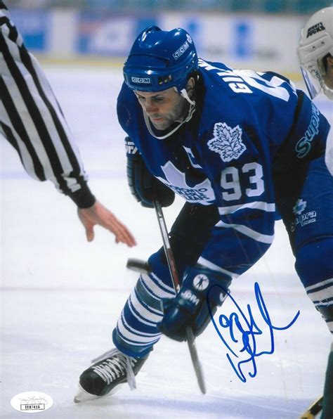 Doug Gilmour signed Toronto Maple Leafs 8x10 photo autographed HOF 2 ...