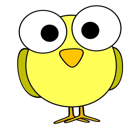 Yellow Cartoon Bird Clip Art Image - ClipSafari