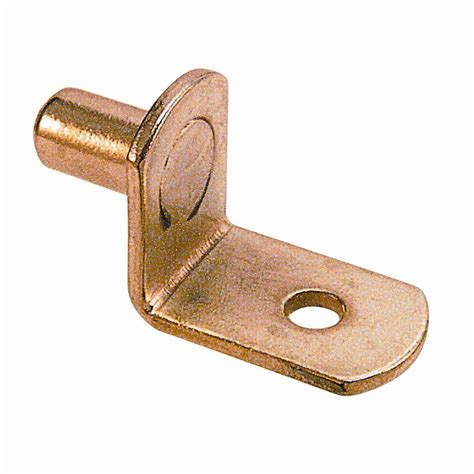 Prime-Line 20 lb. 5 mm Brass L Shelf Pegs (8-Pack)-U 10170 - The Home Depot