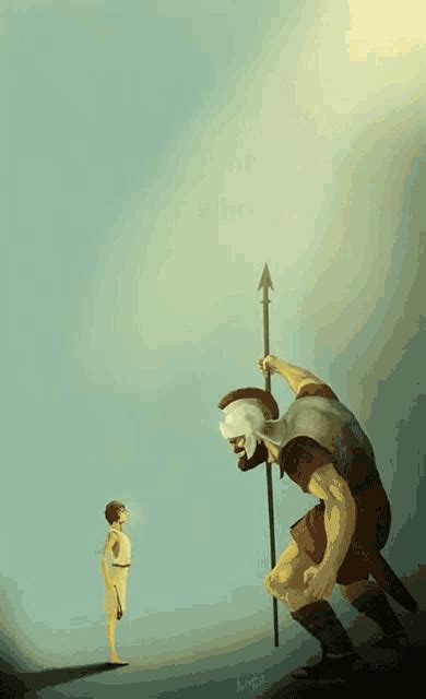 David And Goliath Strength Adversity GIF - DavidAndGoliath ...