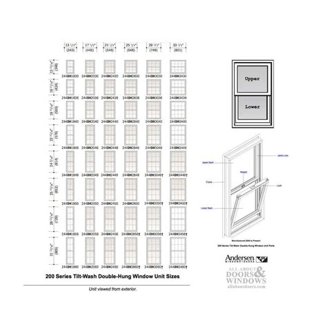 Andersen 200 Series Tilt-Wash Double Hung Sash Balancer