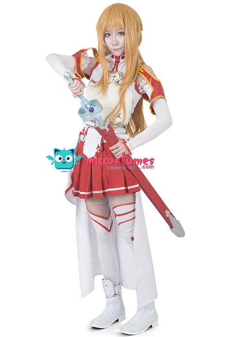 Sword Art Online Asuna Yuuki Cosplay Costume For Sale