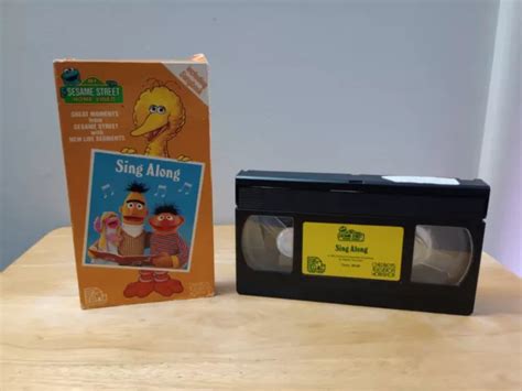 SESAME STREET - Sing Along VHS 1987 Sesame Song Home Video £6.30 - PicClick UK